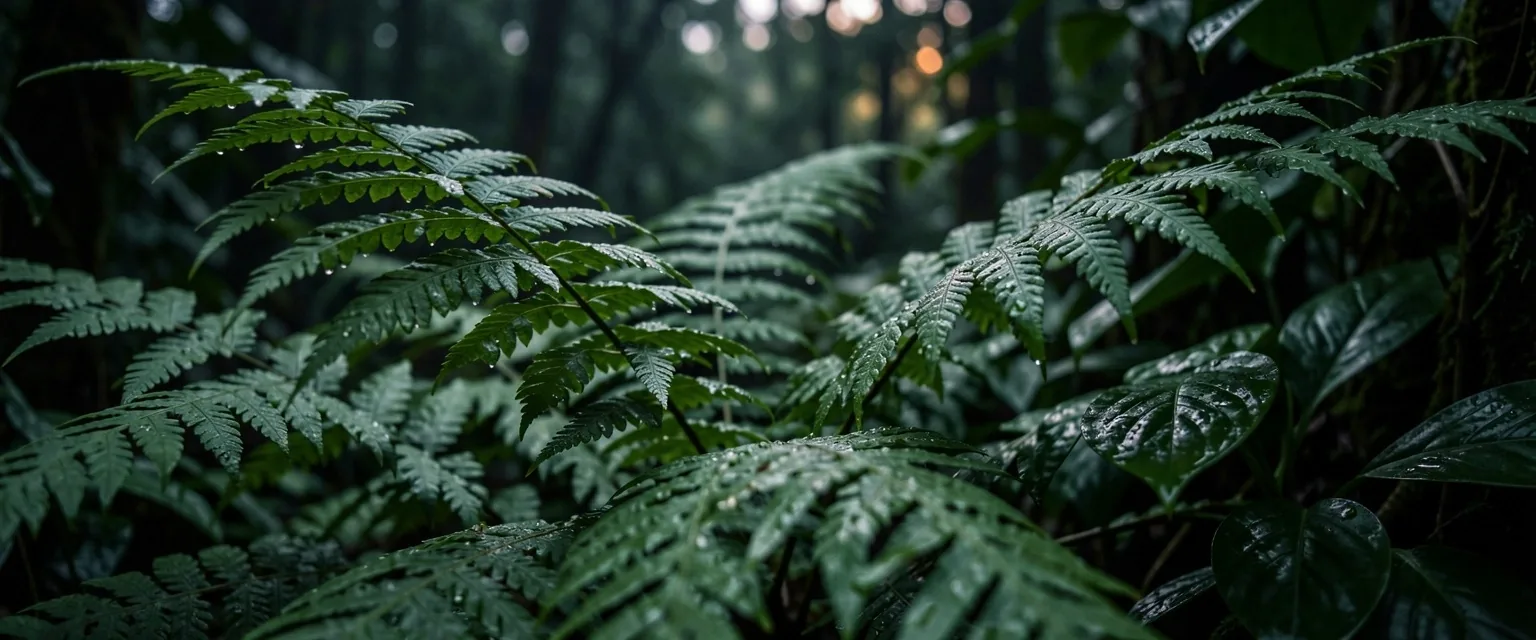 Pure botanical and herbal wellness atmosphere
